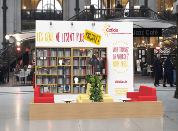Une bibliothèque by Cofidis Gare de Lyon