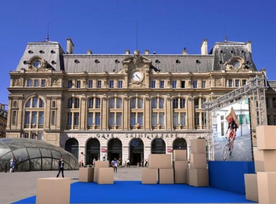 Un entrepôt Cdisnount à la Gare Saint-Lazare