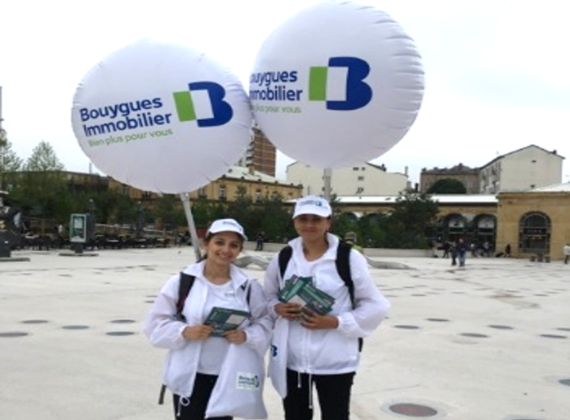 Du street marketing dans les rues de Nancy : ça marche !