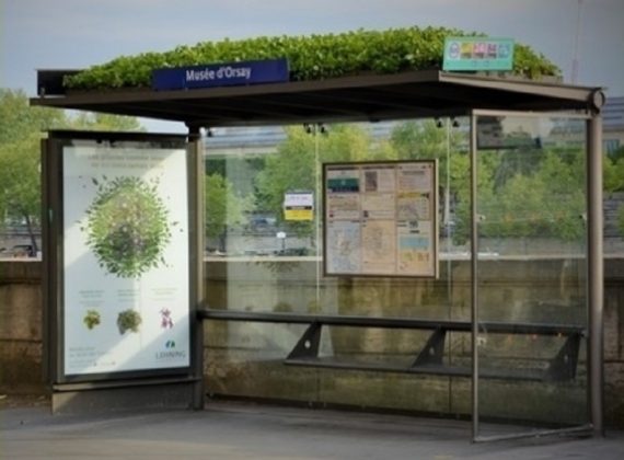 Lehning végétalise les abribus parisiens !