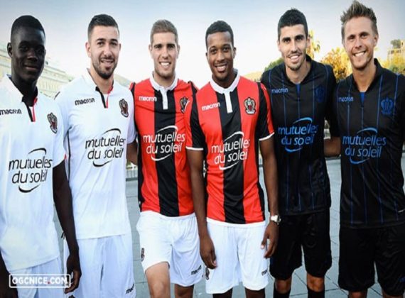 Les nouveaux maillots de l'OGC Nice dévoilés