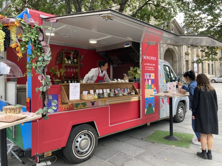 Food truck cave ambulante Monoprix